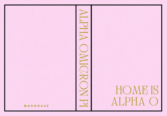 Sorority Keepsake Book Boxes 2026: Alpha Omicron Pi Pink