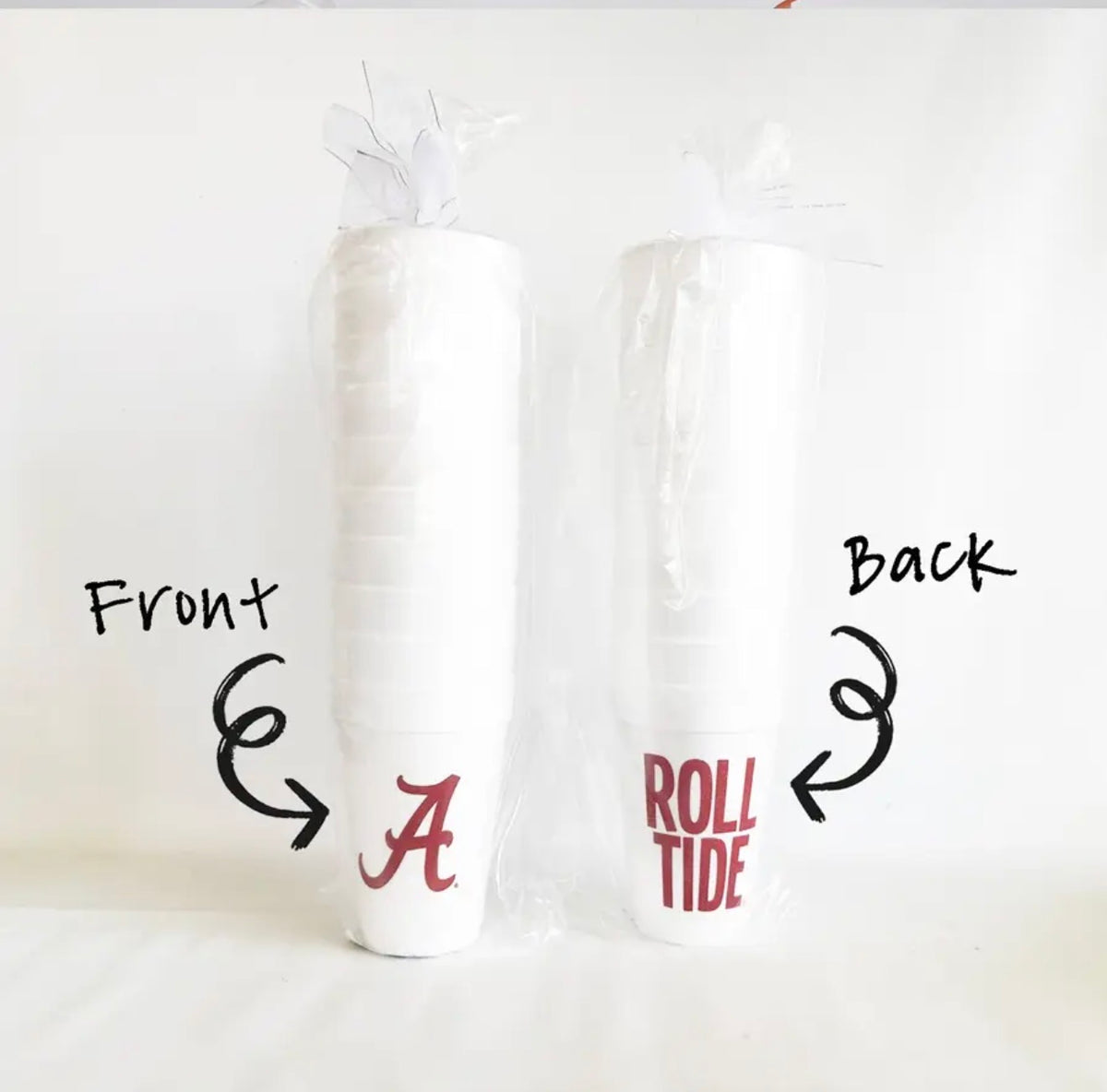 Game Day Styrofoam Cups
