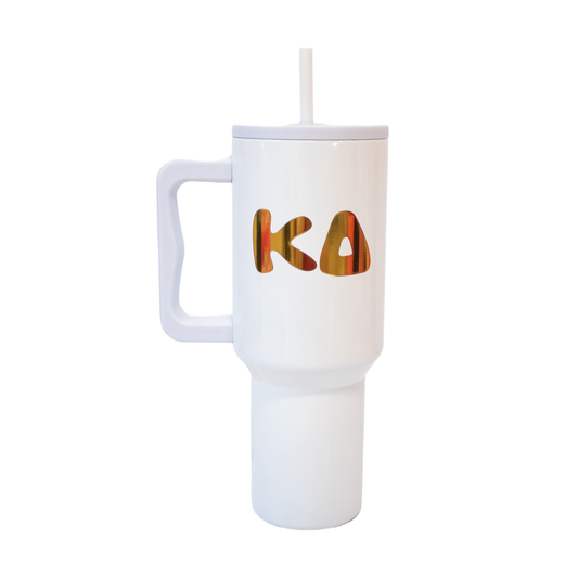40oz 24 Karat Sorority Tumbler: KAPPA DELTA