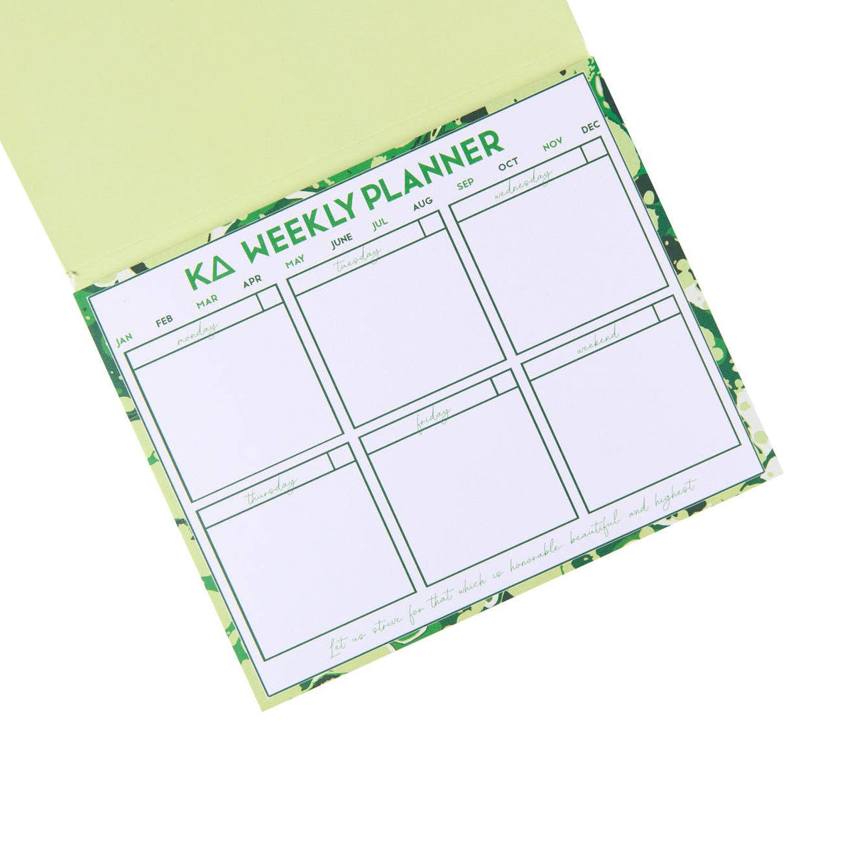 Sorority Desk Planner: Kappa Delta