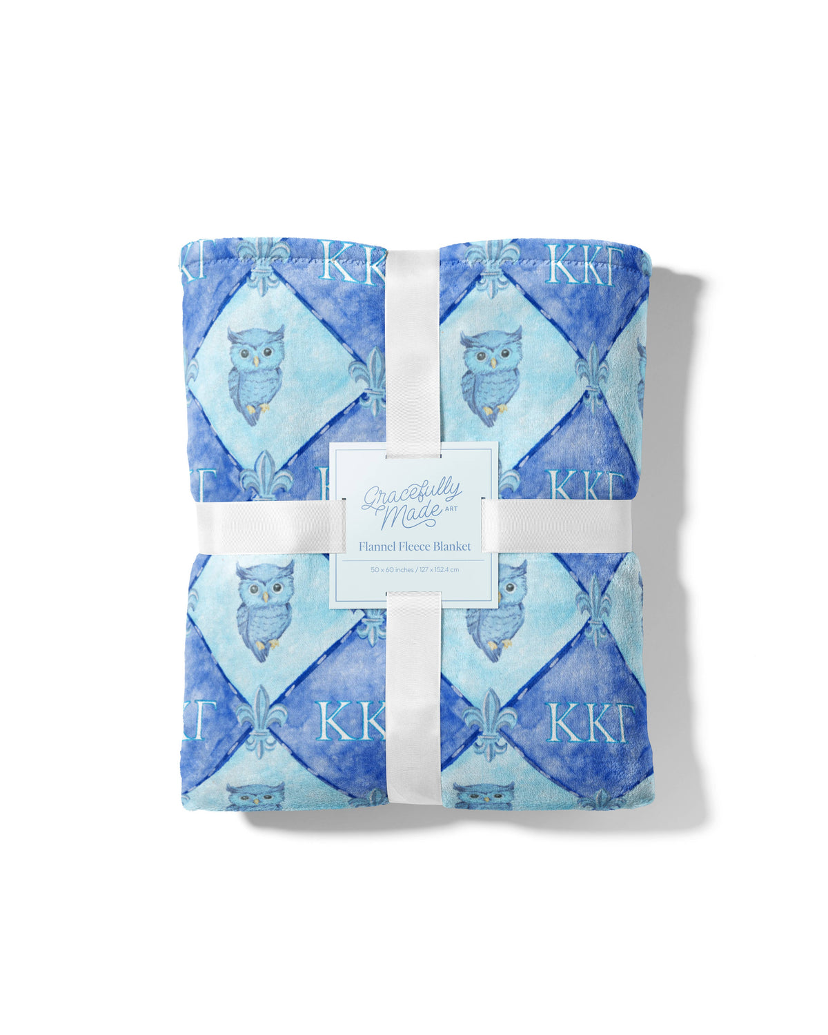 Kappa Kappa Gamma Flannel Fleece Blanket, Sorority