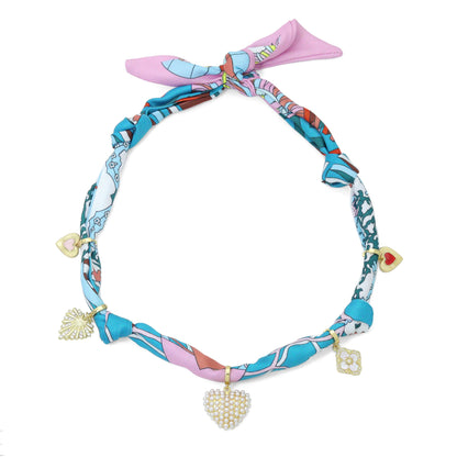 Silk Scarf Statement Necklace : Scarf only (No pendant)