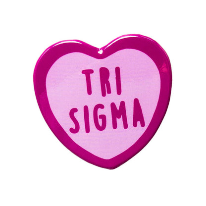 Sorority Sweet Heart Button: Kappa Kappa Gamma