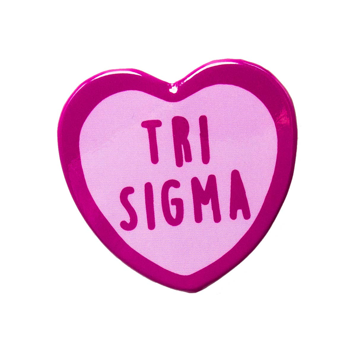 Sorority Sweet Heart Button: Chi Omega