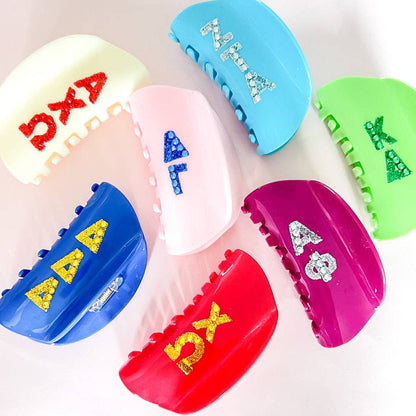 Girl On the Go Hair Claw Sorority Clip: ALPHA GAMMA DELTA
