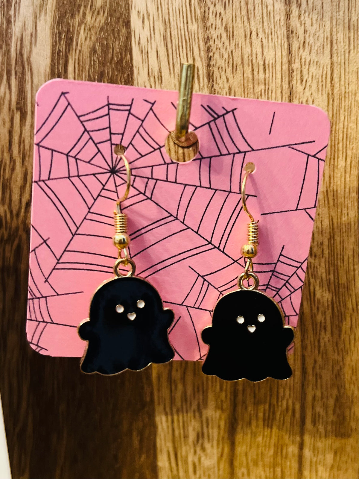 Happy Cartoon Ghost dangle earrings