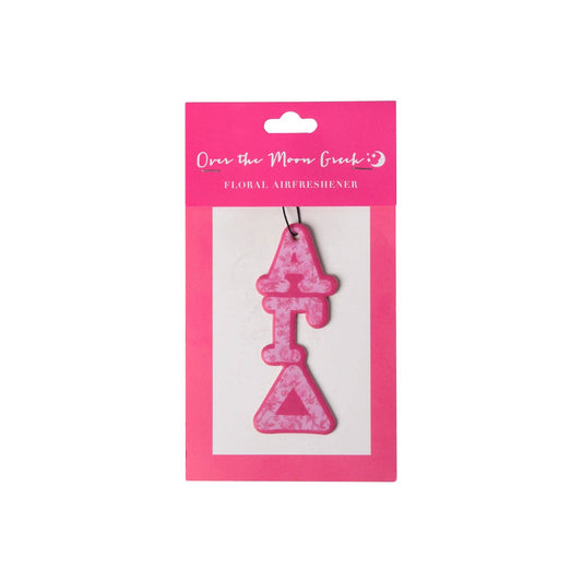 Sorority FLORAL Air Freshener: Alpha Gamma Delta