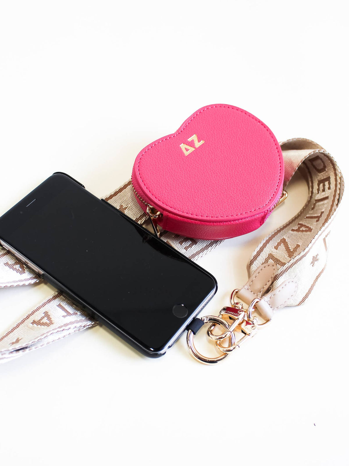 Purse / Phone Sorority 
 Strap: ALPHA OMICRON PI