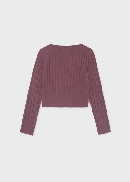 Girl ribbed crop top