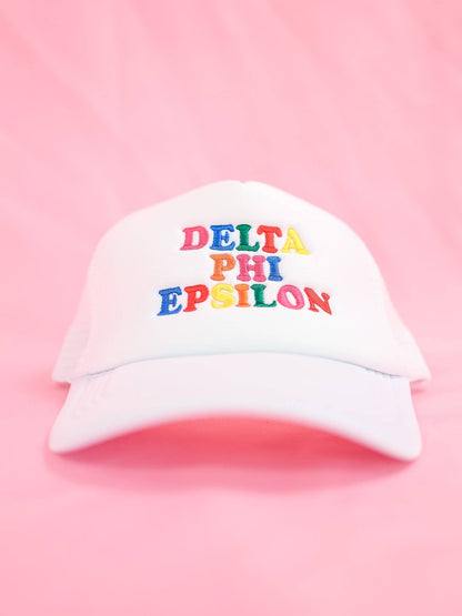 Sorority Fun Times Trucker Hat: KAPPA DELTA