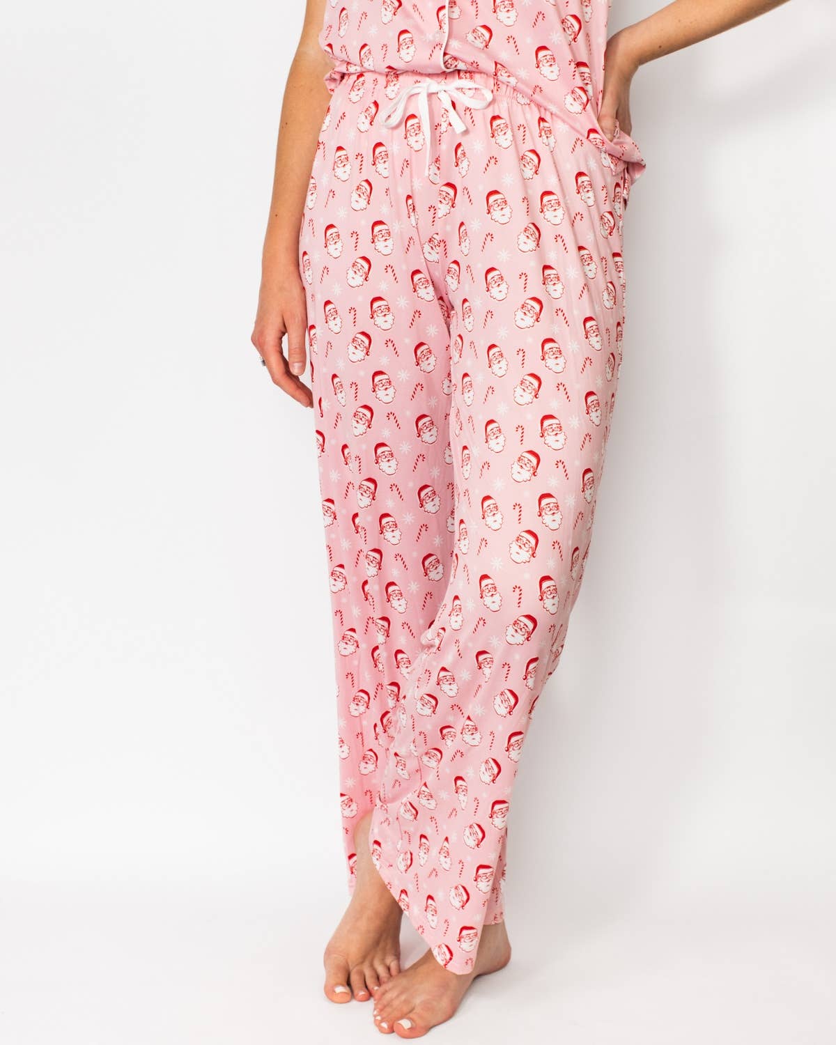 PREORDER Candy Cane Santa Women’s Sleep Pants