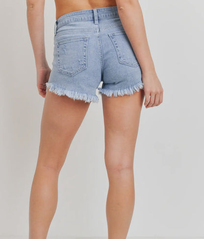 JBD light denim shorts