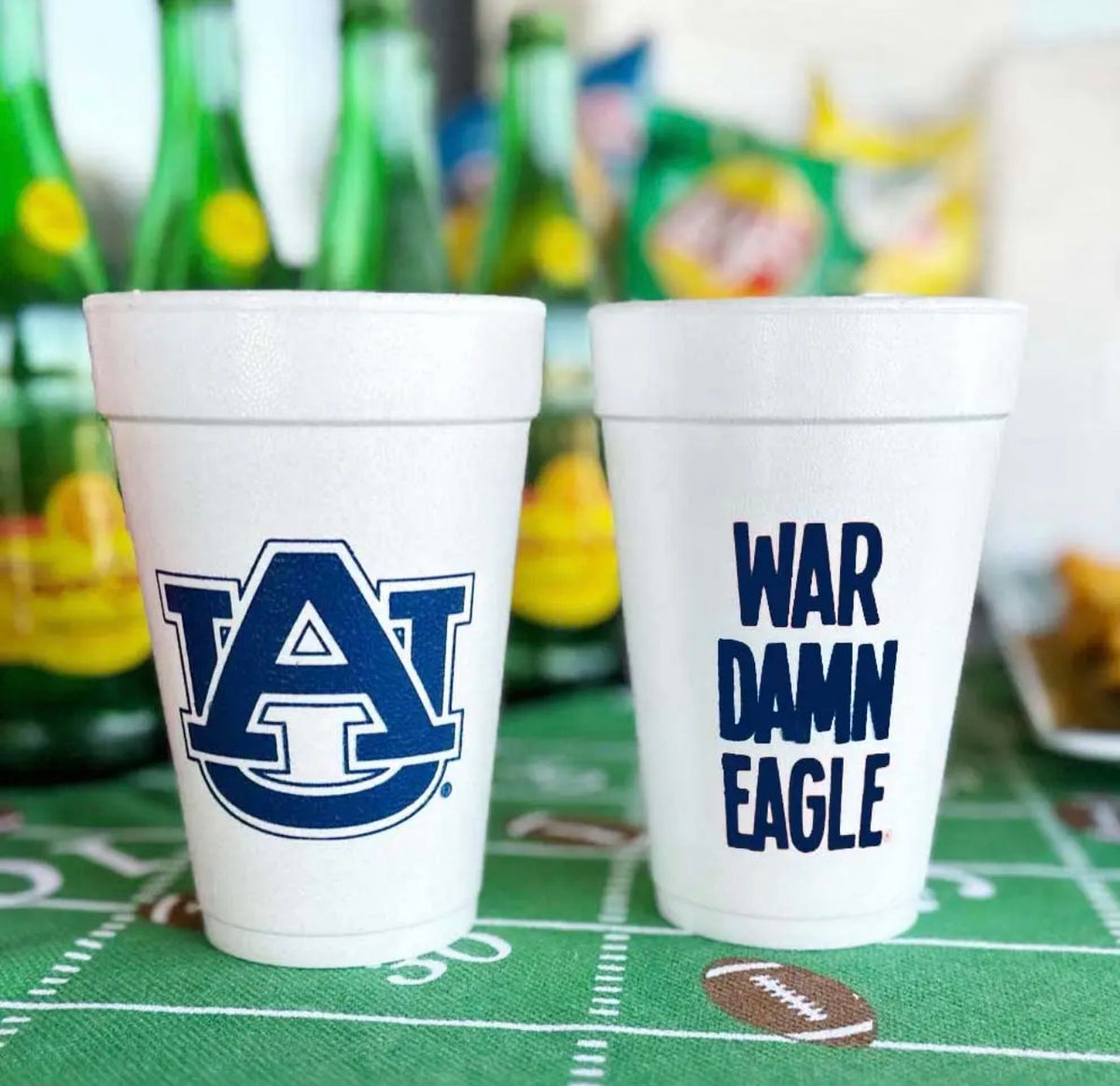 Game Day Styrofoam Cups