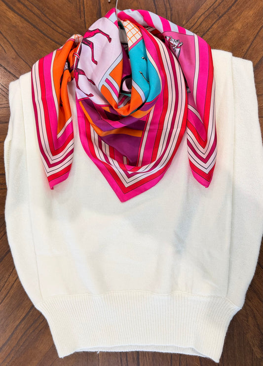 Mulberry Collective - Magenta Stallion scarf