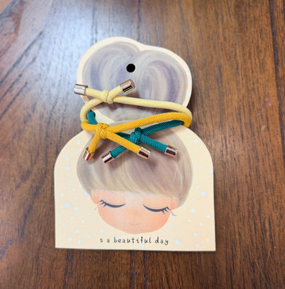 School color Hair ties