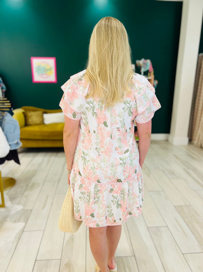 CLEARANCE: The Claire dress - Pink