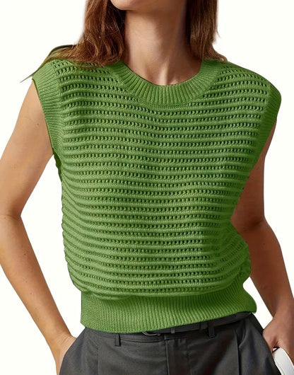 The FAVE sweater vest / Black