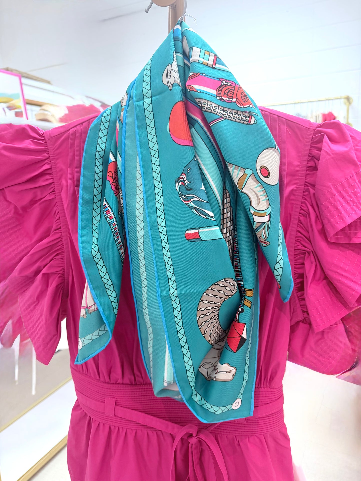 Mulberry Collective - Teal scarf
