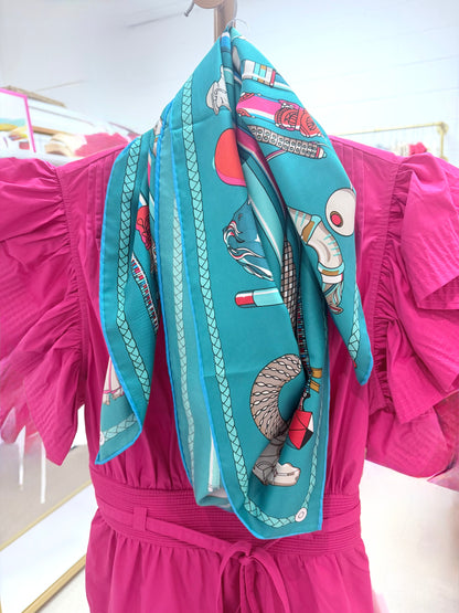 Mulberry Collective - Teal scarf