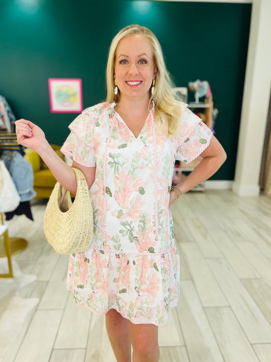 CLEARANCE: The Claire dress - Pink