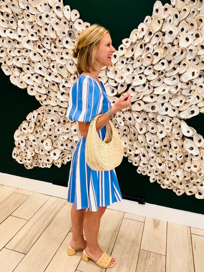 Flying Tomato striped  mini dress