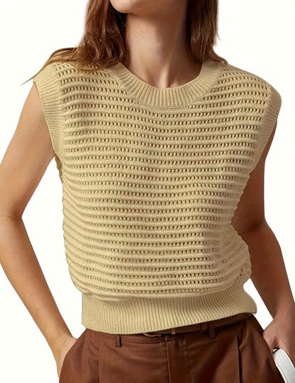 The FAVE sweater vest / Black