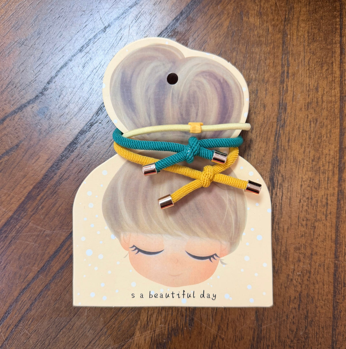 School color Hair ties