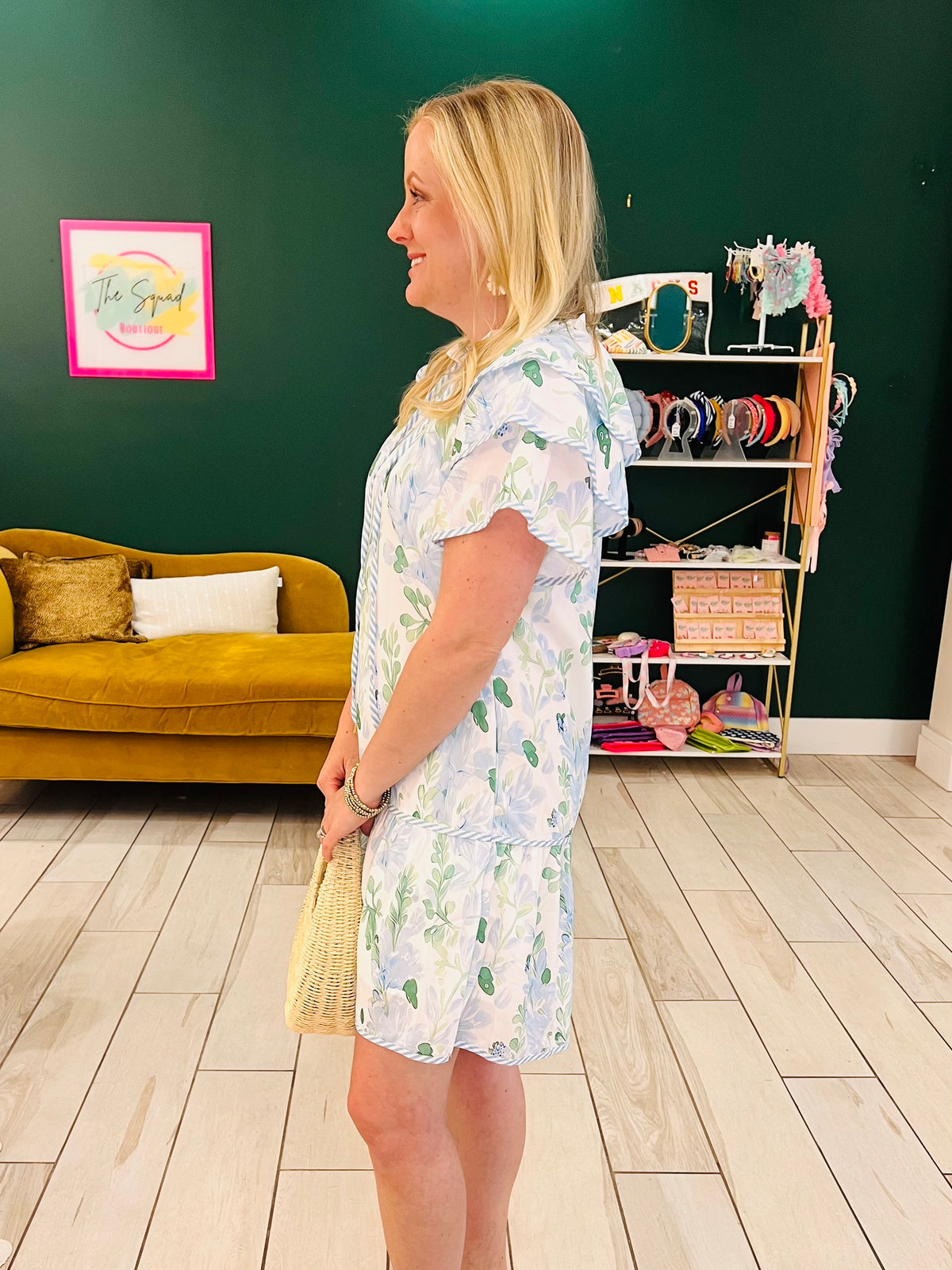 CLEARANCE: The Claire dress - blue