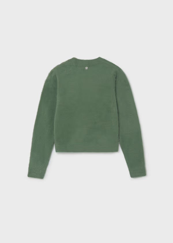 MAYORAL Girl Fuzzy Effect Sweater