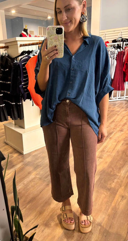 Rum Brown Jeans