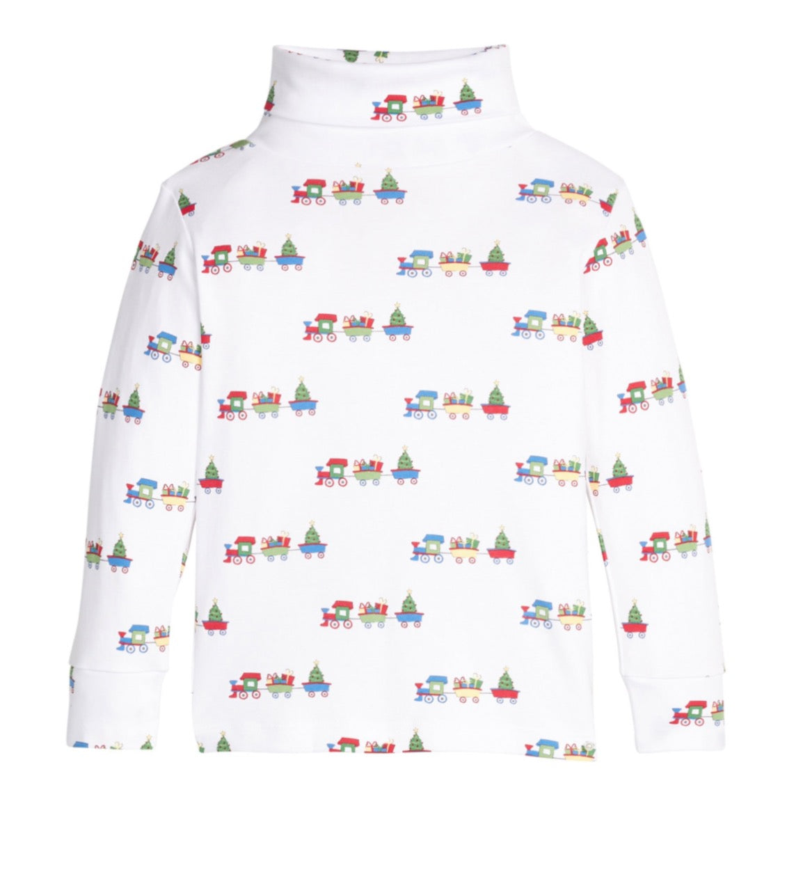Printed Turtleneck