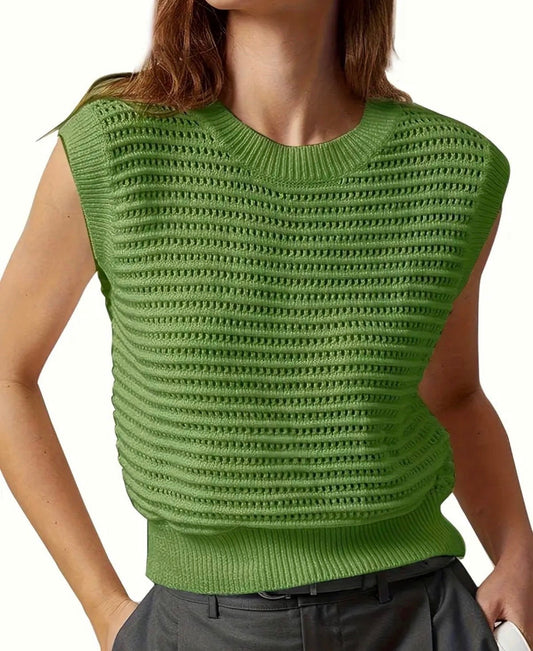 My fave sweater vest / GREEN