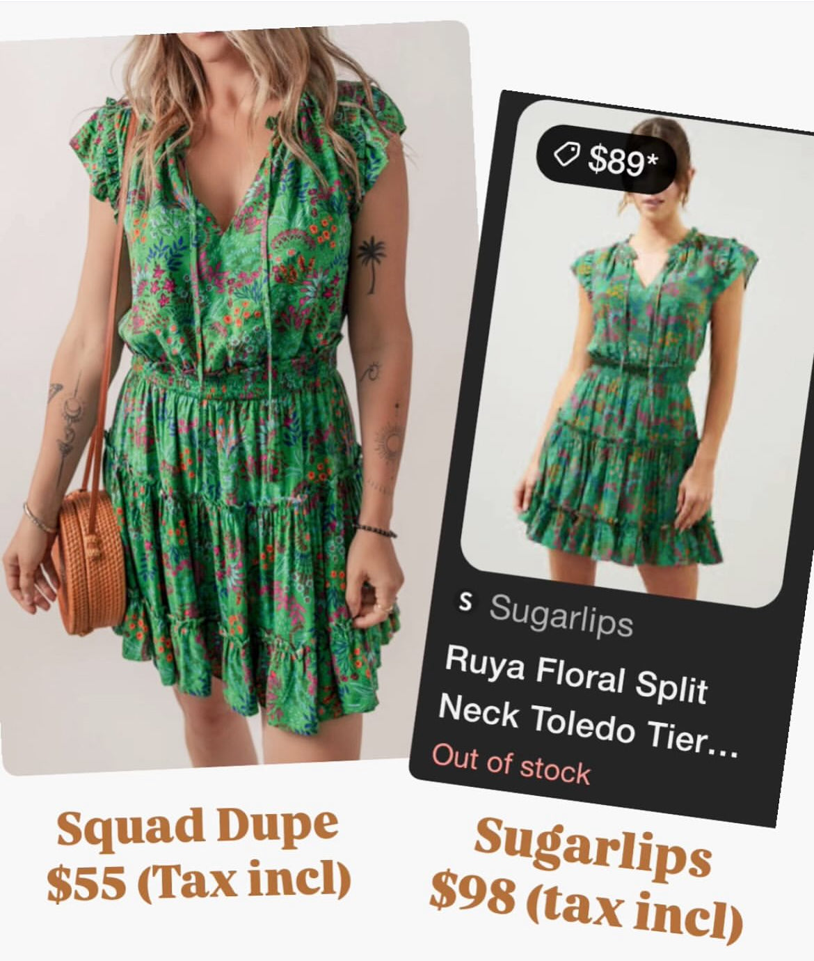 CLEARANCE: The Chelsea dupe dress