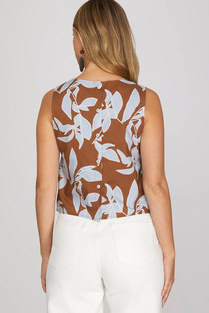Floral  midi skirt set