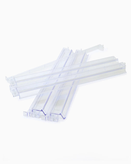 Clear Acrylic Mahjong Tile Rack & Pushers Set