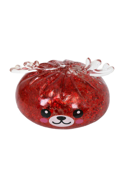 PREORDER: Christmas Reindeer Glitter Sugar Maltose Dumpling Squishy: ASSORTED / ONE SIZE