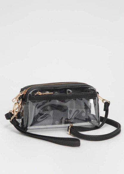 Stacy Clear Game Day/Stadium Bag Purse : Gold