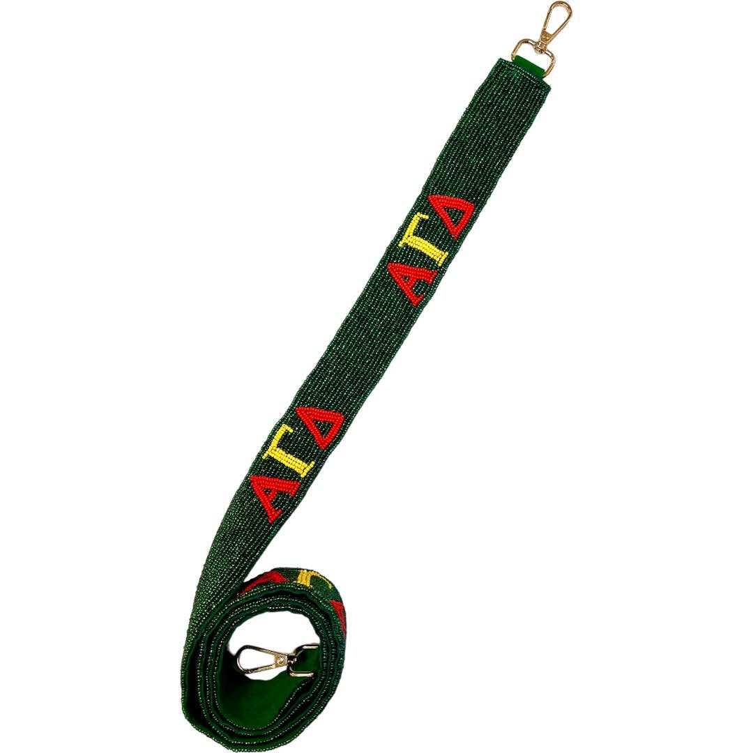 Sorority Beaded Purse Straps - Alpha Omicron Pi