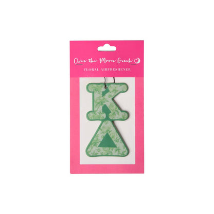Sorority FLORAL Air Freshener: Alpha Omicron Pi