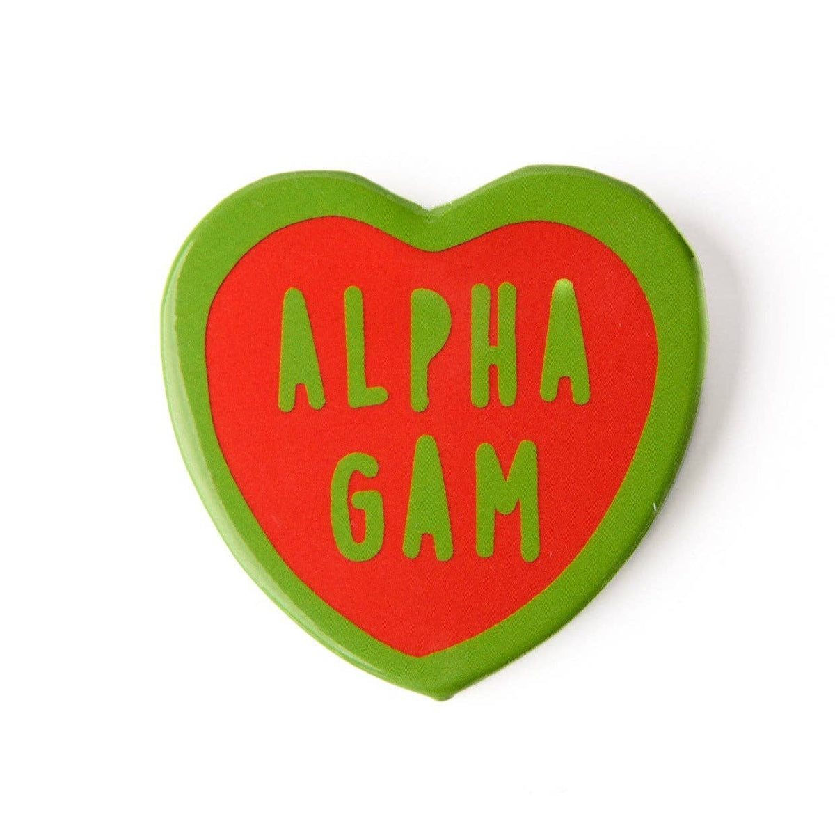 Sorority Sweet Heart Button: Chi Omega
