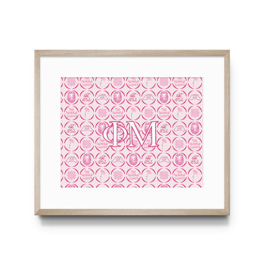 Phi Mu Omega Art Print (Print only), Sorority : 5x7