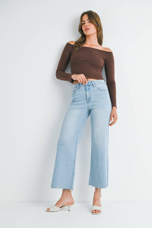 JBD - Slim Wide Leg / LIGHT DENIM