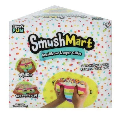 PREORDER: Showcase - RMS® SmushMart™ Giant Rainbow Cake Slice Squishy 1pc