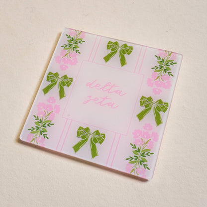 Sorority Acrylic Coaster: Chi Omega