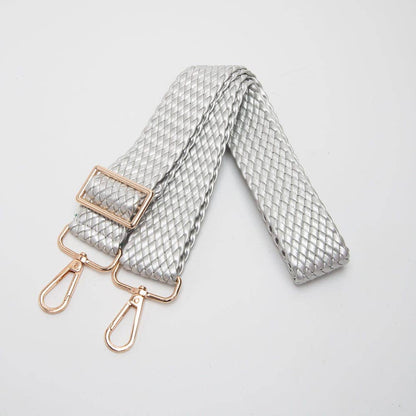 Bella Woven Women's Bag Strap: Green
