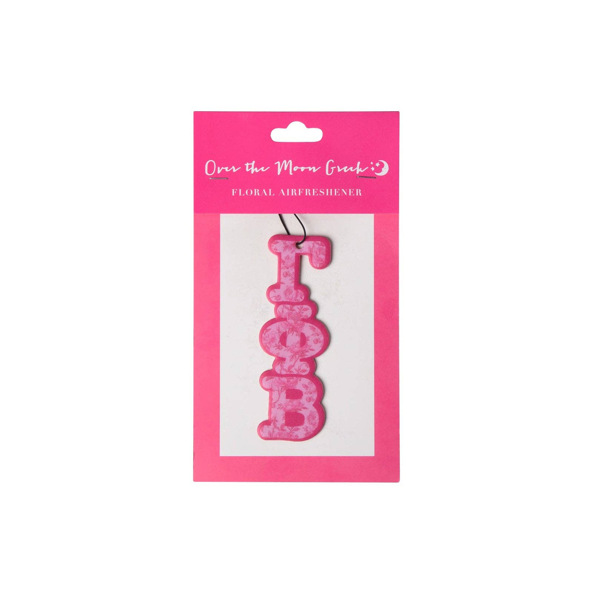 Sorority FLORAL Air Freshener: Phi Mu