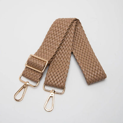 Bella Woven Women's Bag Purse Strap: Gold