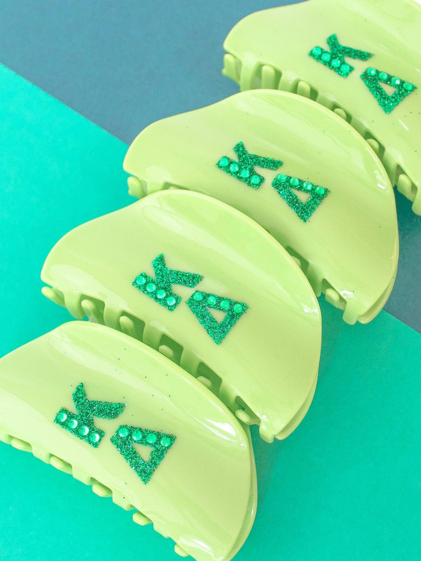 Girl On the Go Hair Claw Sorority Clip: ALPHA GAMMA DELTA