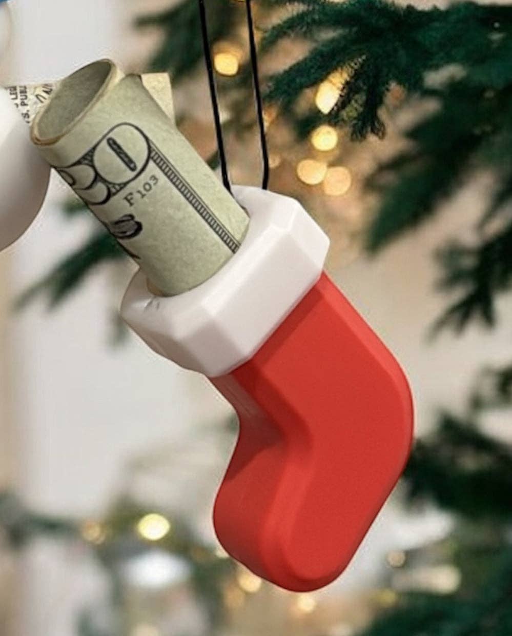 Money Holder Christmas Ornaments: Gas Money