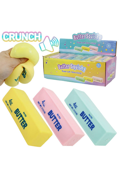 PREORDER: Butter Zero Rebound TPR Crunchy Bead Slime Filled Squishy: ASSORTED / ONE SIZE